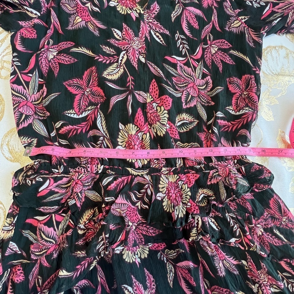 Scotch & Soda Dark Floral Long Sleeve Dress caja 1 - Picture 5 of 6
